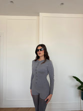 Carica l'immagine nel visualizzatore di Gallery, TUTINA IN MAGLIA GRIGIA
