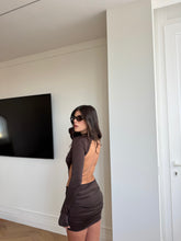 Carica l&#39;immagine nel visualizzatore di Gallery, ABITO MELANY MARRONE
