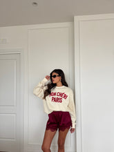 Carica l&#39;immagine nel visualizzatore di Gallery, SHORTS SATIN PIZZO BORDEUAX
