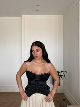 Carica l'immagine nel visualizzatore di Gallery, BUSTIER SATINATO NERO

