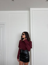 Carica l'immagine nel visualizzatore di Gallery, GONNA MINI PELLE NERO
