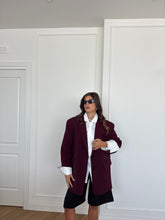 Carica l&#39;immagine nel visualizzatore di Gallery, BLAZER OVER BORGOGNA

