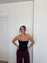Carica l&#39;immagine nel visualizzatore di Gallery, CORSETTO JESSY NERO
