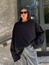 Carica l'immagine nel visualizzatore di Gallery, MAGLIA LONGSLEEVE LUMINA NERO
