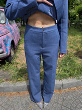 Carica l&#39;immagine nel visualizzatore di Gallery, TAILLEUR FOX BLU DENIM
