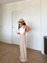 Carica l'immagine nel visualizzatore di Gallery, PANTALONI IN COTONE BEIGE
