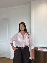 Carica l'immagine nel visualizzatore di Gallery, CAMICIA LEGGERA RIGHE ROSA
