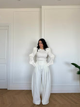 Carica l'immagine nel visualizzatore di Gallery, PANTALONI BALLOON PANNA
