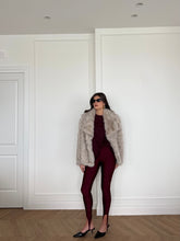Carica l&#39;immagine nel visualizzatore di Gallery, LEGGINGS GHETTE BORDEAUX
