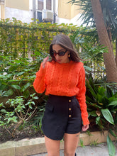 Carica l&#39;immagine nel visualizzatore di Gallery, PANTAGONNA BOTTONI NERO
