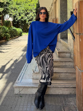 Carica l'immagine nel visualizzatore di Gallery, MAGLIA LONGSLEEVE LUMINA BLU

