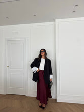 Carica l&#39;immagine nel visualizzatore di Gallery, GONNA SATIN BORDEAUX
