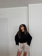 Carica l&#39;immagine nel visualizzatore di Gallery, SHORTS SATIN PIZZO AVORIO
