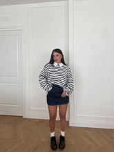 Carica l&#39;immagine nel visualizzatore di Gallery, GONNA MINI DENIM BLU
