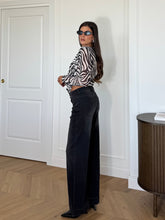 Carica l'immagine nel visualizzatore di Gallery, JEANS NERO WIDE LEG
