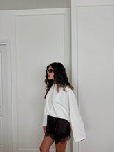 Carica l&#39;immagine nel visualizzatore di Gallery, SHORTS SATIN PIZZO MARRONE
