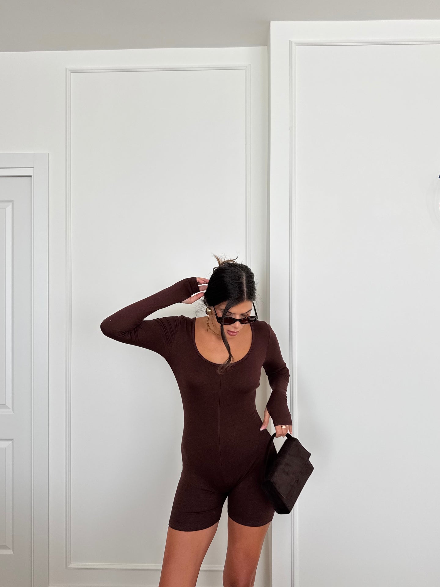 TUTINA CORTA GAIA MARRONE