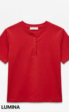 Carica l'immagine nel visualizzatore di Gallery, MAGLIA MANICHE CORTE BOTTONI LUMINA
