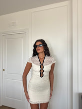 Carica l'immagine nel visualizzatore di Gallery, MINI DRESS PIZZO PANNA
