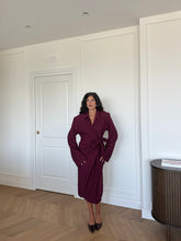 Carica l'immagine nel visualizzatore di Gallery, DRESS CHEMISIER SPALLINE BORDEAUX
