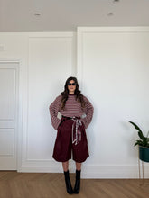 Carica l'immagine nel visualizzatore di Gallery, BERMUDA BAGGY FOULARD BORDEAUX
