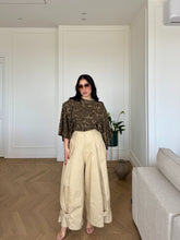Carica l'immagine nel visualizzatore di Gallery, PANTALONI OVER FLOW BEIGE
