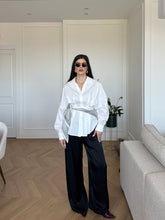Carica l'immagine nel visualizzatore di Gallery, JOGGER SATIN NERO
