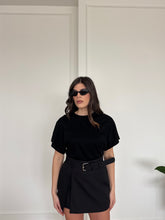 Carica l'immagine nel visualizzatore di Gallery, MAGLIA MEZZAMANICA AVVITATA NERO
