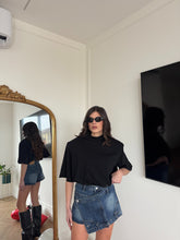 Carica l'immagine nel visualizzatore di Gallery, PANTAGONNA DENIM BLU
