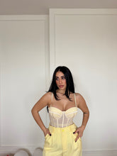 Carica l'immagine nel visualizzatore di Gallery, BUSTIER TRASPARENZE GIALLO
