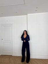 Carica l&#39;immagine nel visualizzatore di Gallery, PANTALONI WIDE LEG BLU
