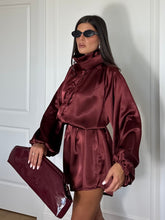 Carica l'immagine nel visualizzatore di Gallery, TUTINA SATIN BORDEAUX
