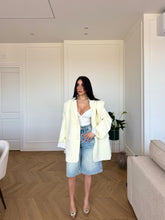 Carica l'immagine nel visualizzatore di Gallery, BLAZER OVER GIALLO MANICA CONTRASTO
