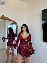 Carica l'immagine nel visualizzatore di Gallery, ABITO KETTY BORDEAUX
