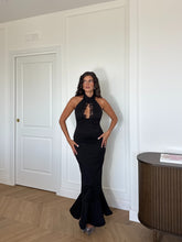 Carica l'immagine nel visualizzatore di Gallery, ABITO LUNGO MARTA NERO
