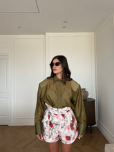 Carica l'immagine nel visualizzatore di Gallery, CAMICIA VELATA SPALLINE VERDE M
