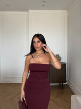 Carica l'immagine nel visualizzatore di Gallery, ABITO MIDI JOLLY BORDEAUX
