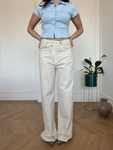 Carica l'immagine nel visualizzatore di Gallery, JEANS WIDELEG BEIGE

