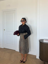 Carica l'immagine nel visualizzatore di Gallery, GONNA DENIM ANIMALIER
