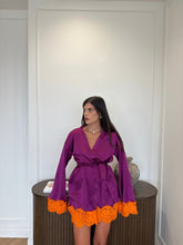Carica l'immagine nel visualizzatore di Gallery, KIMONO VIOLA E ARANCIONE
