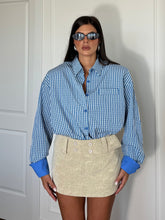 Carica l'immagine nel visualizzatore di Gallery, CAMICIA QUADRETTI AZZURRA

