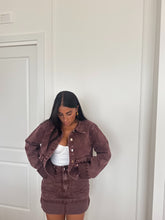 Carica l&#39;immagine nel visualizzatore di Gallery, GIACCA DENIM BORDEAUX
