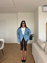 Carica l'immagine nel visualizzatore di Gallery, GIACCA BIKER OVER DENIM
