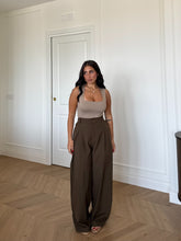 Carica l'immagine nel visualizzatore di Gallery, PANTALONI IN COTONE MARRONE
