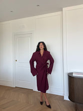 Carica l'immagine nel visualizzatore di Gallery, DRESS CHEMISIER SPALLINE BORDEAUX
