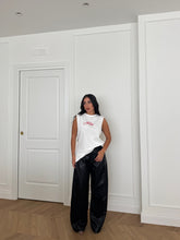 Carica l&#39;immagine nel visualizzatore di Gallery, PANTALONI BAGGY PELLE NERO
