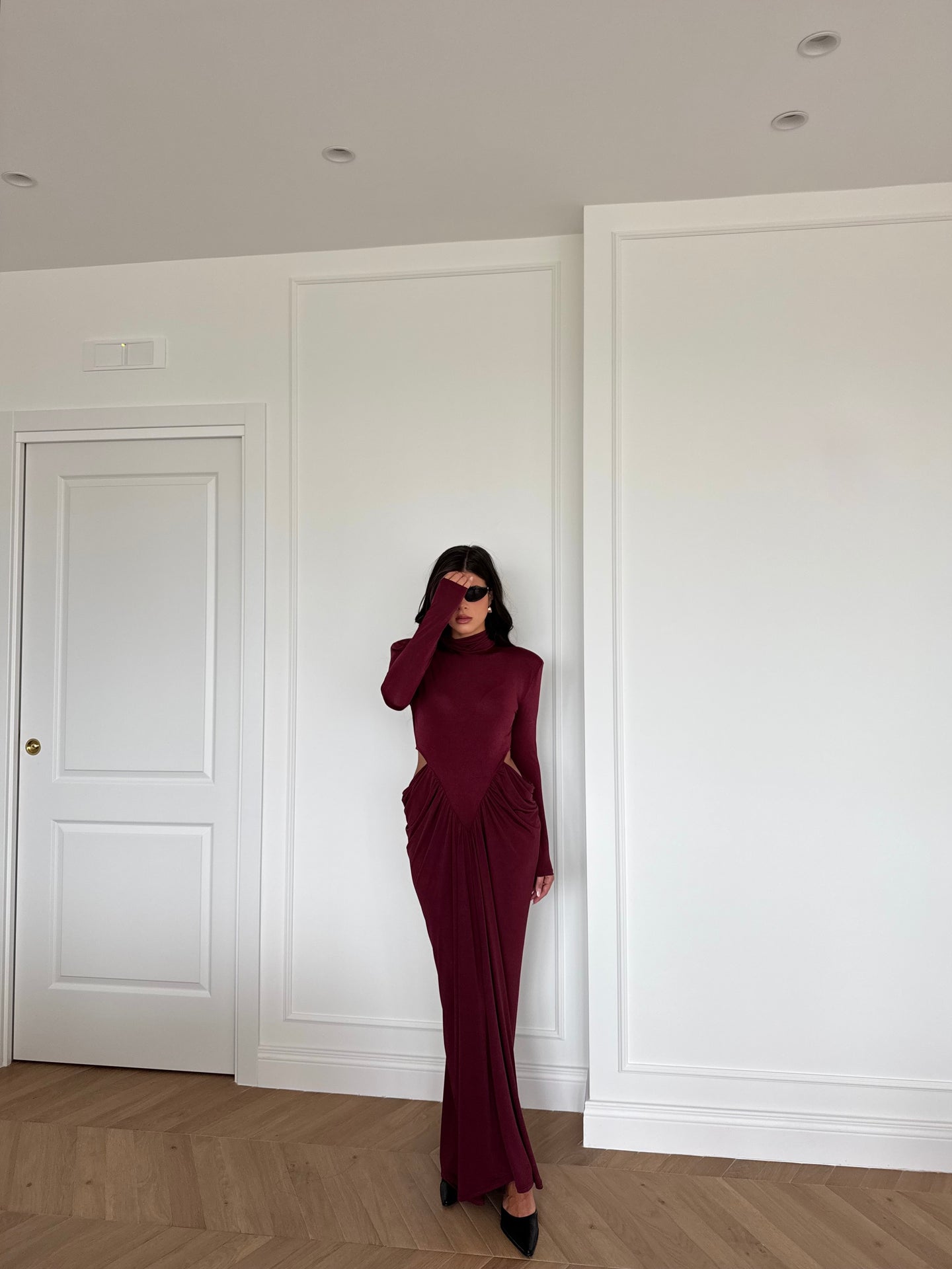 ABITO MINA BORDEAUX