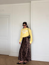 Carica l&#39;immagine nel visualizzatore di Gallery, GONNA LUNGA SATIN ANIMALIER

