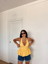 Carica l&#39;immagine nel visualizzatore di Gallery, TOP ALICE FIORI GIALLO
