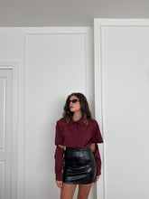 Carica l'immagine nel visualizzatore di Gallery, GONNA MINI PELLE NERO
